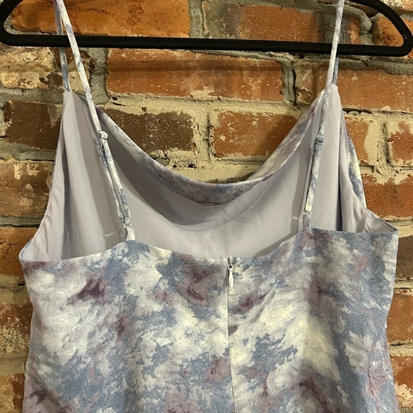ASTR Marbled Cowl Slip Dress Size L - Picture 9 of 9